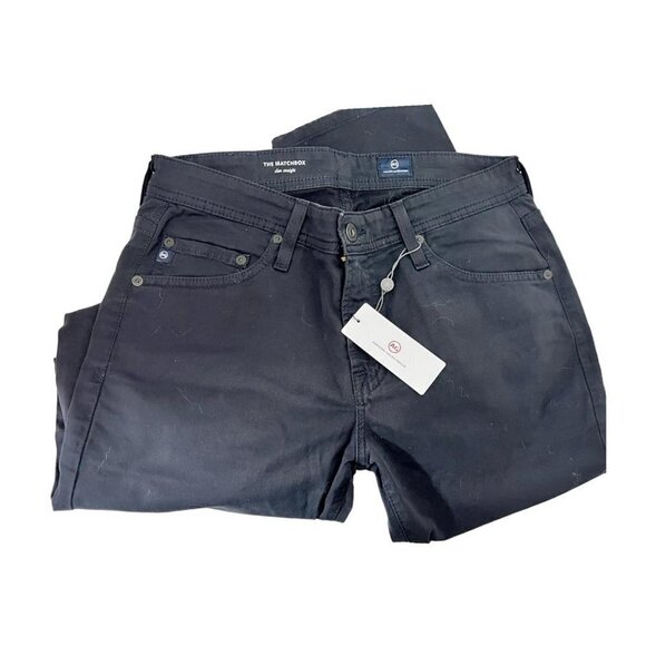 AG Adriano Goldschmied Mens Black Matchbox Slim Fit Straight Leg Jeans Sz 29 New - Picture 4 of 12